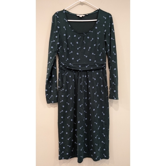 Boden Mabel Jersey Dress in Lock & Key Size 6 Long - Picture 2 of 9